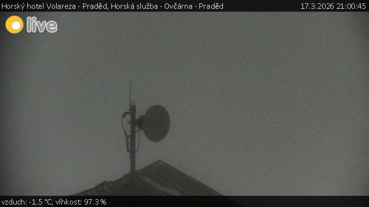 Horský hotel Volareza - Praděd - Horská služba - Ovčárna - Praděd - 17.3.2026 v 21:00