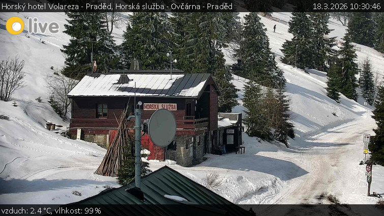 Horský hotel Volareza - Praděd - Horská služba - Ovčárna - Praděd - 18.3.2026 v 10:30