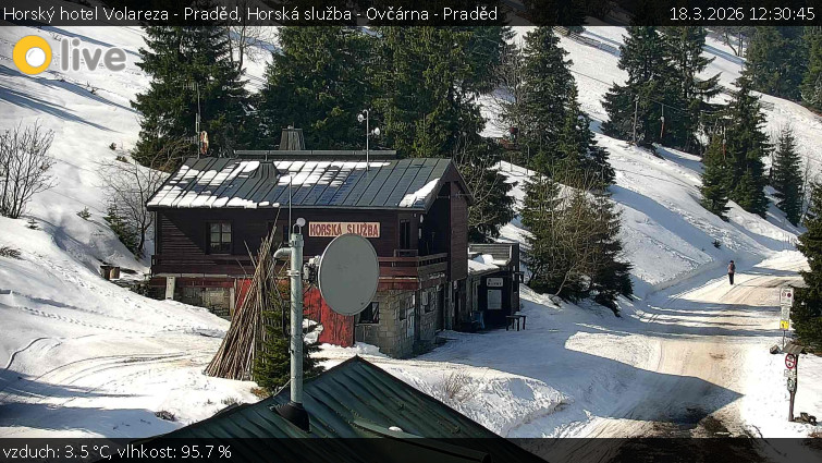 Horský hotel Volareza - Praděd - Horská služba - Ovčárna - Praděd - 18.3.2026 v 12:30
