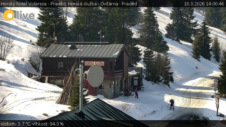 Horský hotel Volareza - Praděd - Horská služba - Ovčárna - Praděd - 18.3.2026 v 14:00