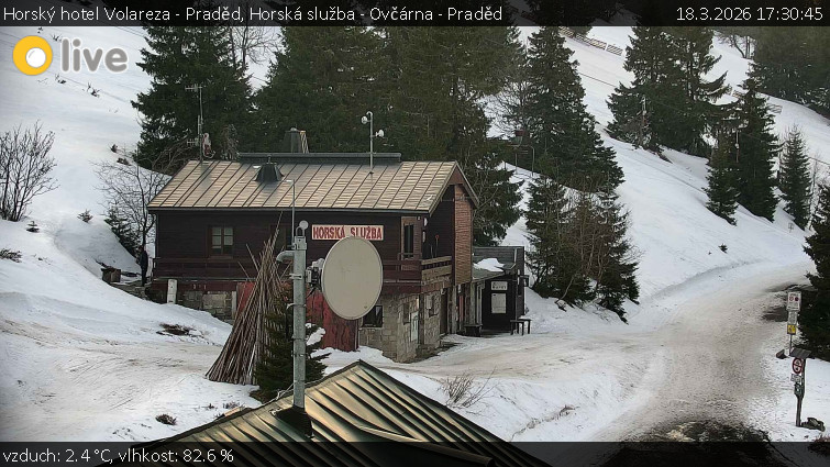 Horský hotel Volareza - Praděd - Horská služba - Ovčárna - Praděd - 18.3.2026 v 17:30