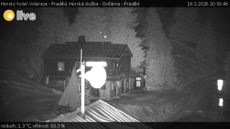 Horský hotel Volareza - Praděd - Horská služba - Ovčárna - Praděd - 18.3.2026 v 20:30