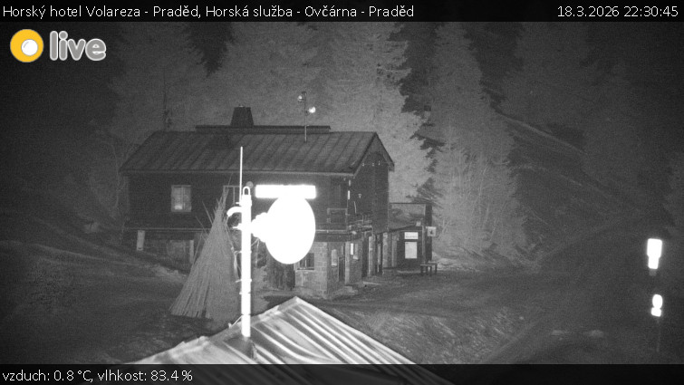 Horský hotel Volareza - Praděd - Horská služba - Ovčárna - Praděd - 18.3.2026 v 22:30
