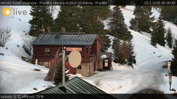 Horský hotel Volareza - Praděd - Horská služba - Ovčárna - Praděd - 19.3.2026 v 06:00