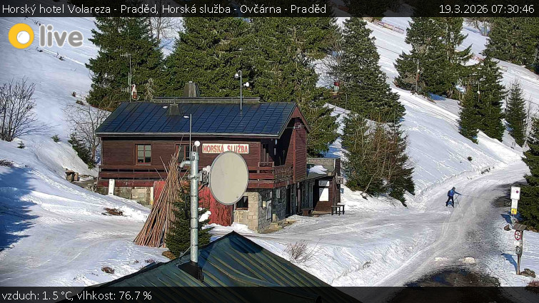 Horský hotel Volareza - Praděd - Horská služba - Ovčárna - Praděd - 19.3.2026 v 07:30