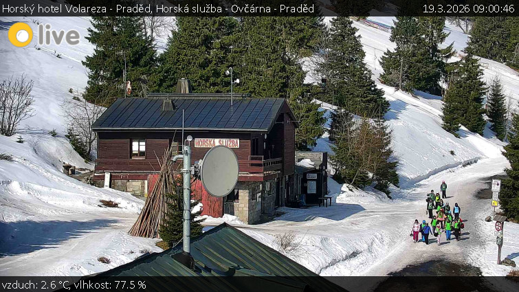 Horský hotel Volareza - Praděd - Horská služba - Ovčárna - Praděd - 19.3.2026 v 09:00
