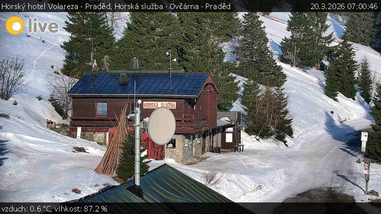 Horský hotel Volareza - Praděd - Horská služba - Ovčárna - Praděd - 20.3.2026 v 07:00