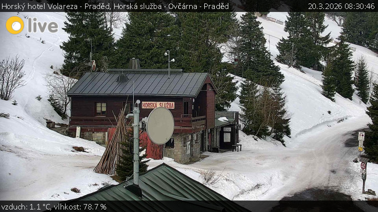 Horský hotel Volareza - Praděd - Horská služba - Ovčárna - Praděd - 20.3.2026 v 08:30