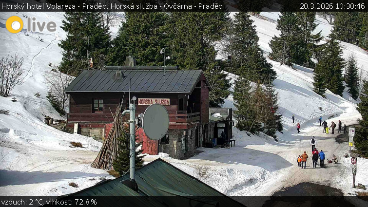 Horský hotel Volareza - Praděd - Horská služba - Ovčárna - Praděd - 20.3.2026 v 10:30