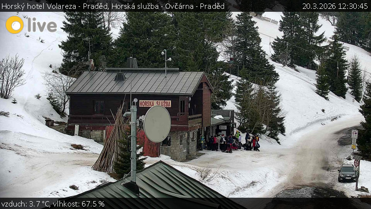 Horský hotel Volareza - Praděd - Horská služba - Ovčárna - Praděd - 20.3.2026 v 12:30