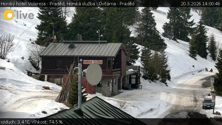 Horský hotel Volareza - Praděd - Horská služba - Ovčárna - Praděd - 20.3.2026 v 14:00