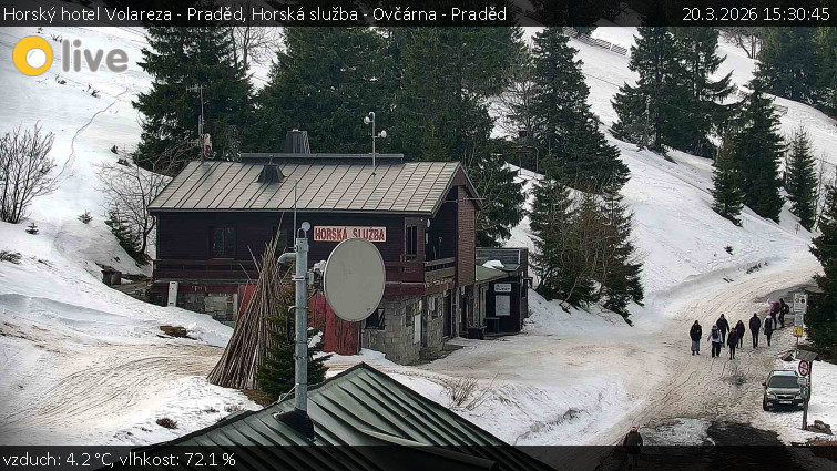 Horský hotel Volareza - Praděd - Horská služba - Ovčárna - Praděd - 20.3.2026 v 15:30