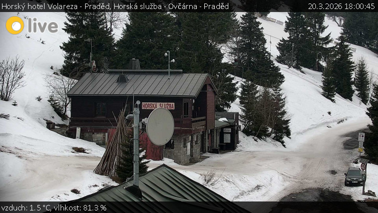 Horský hotel Volareza - Praděd - Horská služba - Ovčárna - Praděd - 20.3.2026 v 18:00