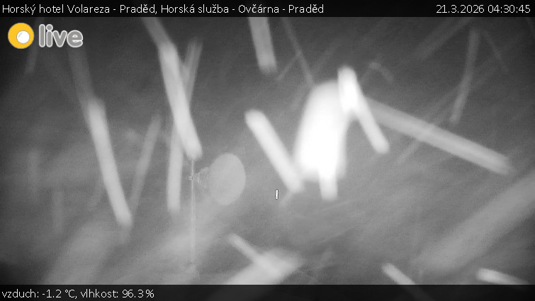 Horský hotel Volareza - Praděd - Horská služba - Ovčárna - Praděd - 21.3.2026 v 04:30
