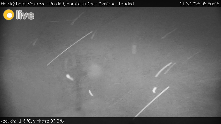 Horský hotel Volareza - Praděd - Horská služba - Ovčárna - Praděd - 21.3.2026 v 05:30