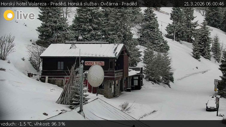 Horský hotel Volareza - Praděd - Horská služba - Ovčárna - Praděd - 21.3.2026 v 06:00