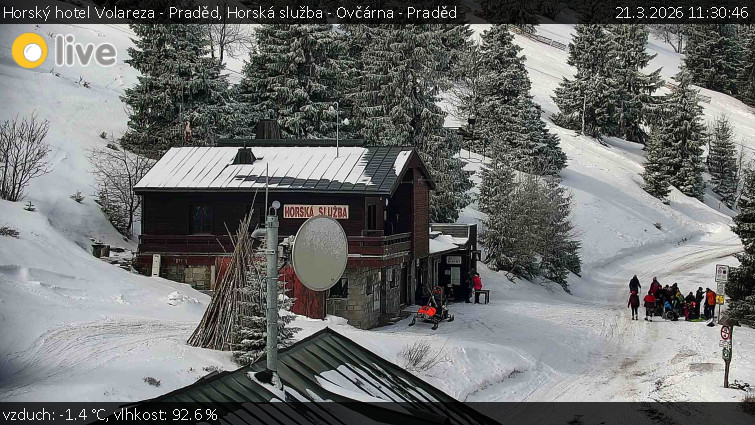 Horský hotel Volareza - Praděd - Horská služba - Ovčárna - Praděd - 21.3.2026 v 11:30