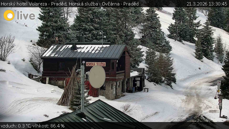 Horský hotel Volareza - Praděd - Horská služba - Ovčárna - Praděd - 21.3.2026 v 13:30