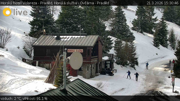 Horský hotel Volareza - Praděd - Horská služba - Ovčárna - Praděd - 21.3.2026 v 15:30