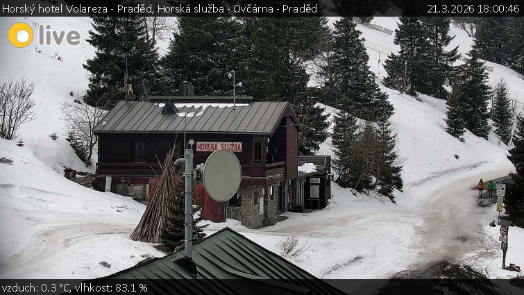 Horský hotel Volareza - Praděd - Horská služba - Ovčárna - Praděd - 21.3.2026 v 18:00