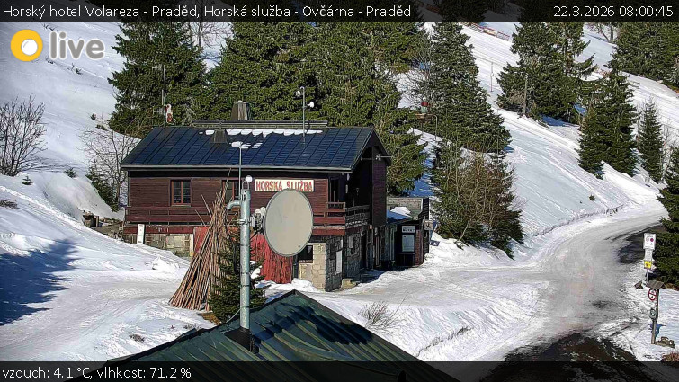 Horský hotel Volareza - Praděd - Horská služba - Ovčárna - Praděd - 22.3.2026 v 08:00