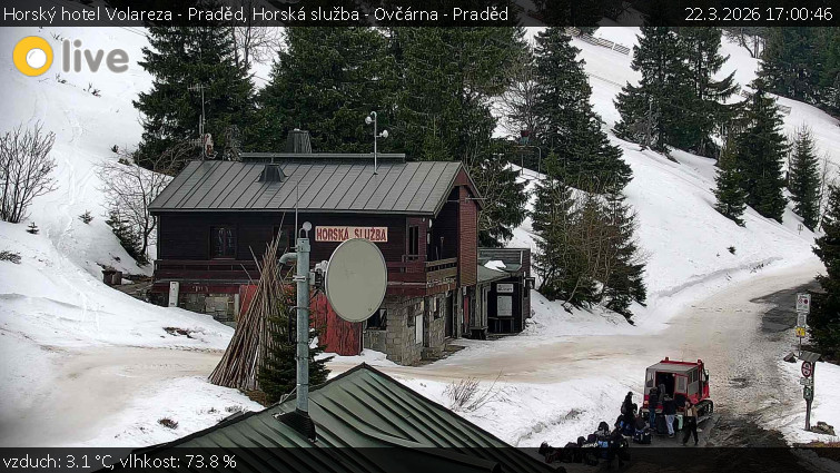 Horský hotel Volareza - Praděd - Horská služba - Ovčárna - Praděd - 22.3.2026 v 17:00