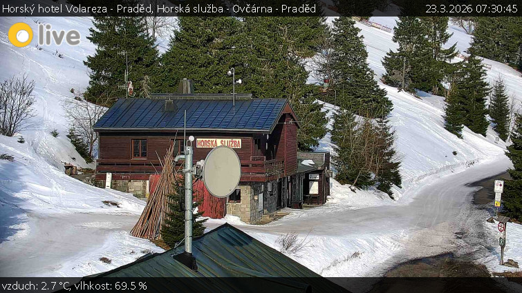 Horský hotel Volareza - Praděd - Horská služba - Ovčárna - Praděd - 23.3.2026 v 07:30