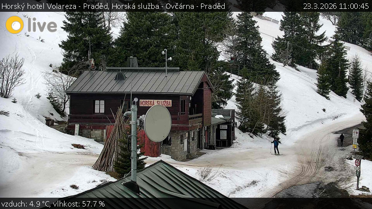 Horský hotel Volareza - Praděd - Horská služba - Ovčárna - Praděd - 23.3.2026 v 11:00
