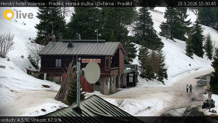 Horský hotel Volareza - Praděd - Horská služba - Ovčárna - Praděd - 23.3.2026 v 15:30