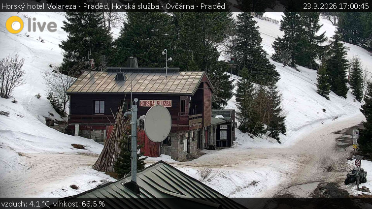 Horský hotel Volareza - Praděd - Horská služba - Ovčárna - Praděd - 23.3.2026 v 17:00