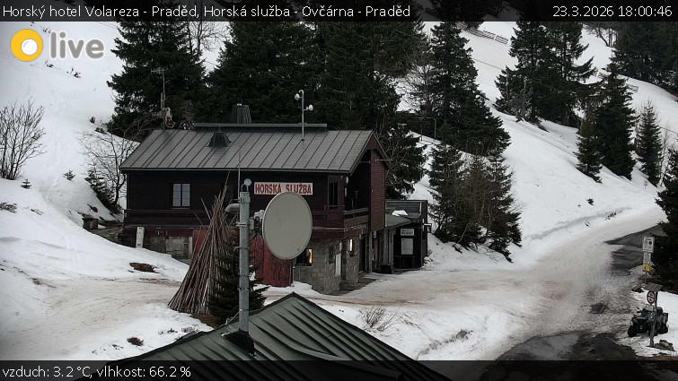 Horský hotel Volareza - Praděd - Horská služba - Ovčárna - Praděd - 23.3.2026 v 18:00