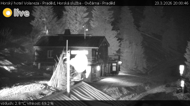 Horský hotel Volareza - Praděd - Horská služba - Ovčárna - Praděd - 23.3.2026 v 20:00