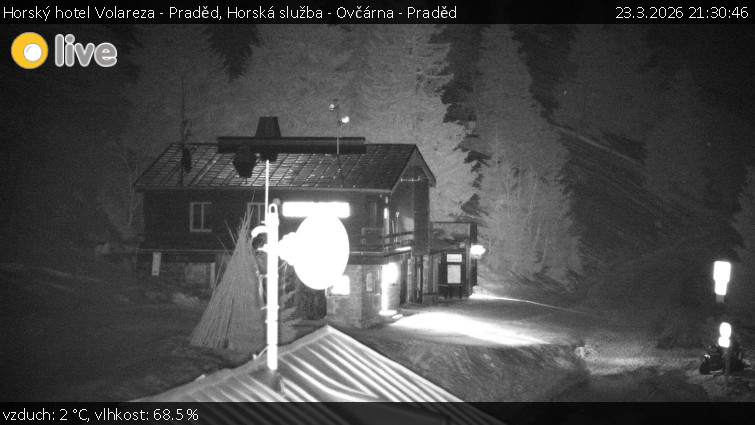 Horský hotel Volareza - Praděd - Horská služba - Ovčárna - Praděd - 23.3.2026 v 21:30