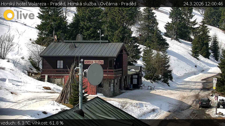 Horský hotel Volareza - Praděd - Horská služba - Ovčárna - Praděd - 24.3.2026 v 12:00