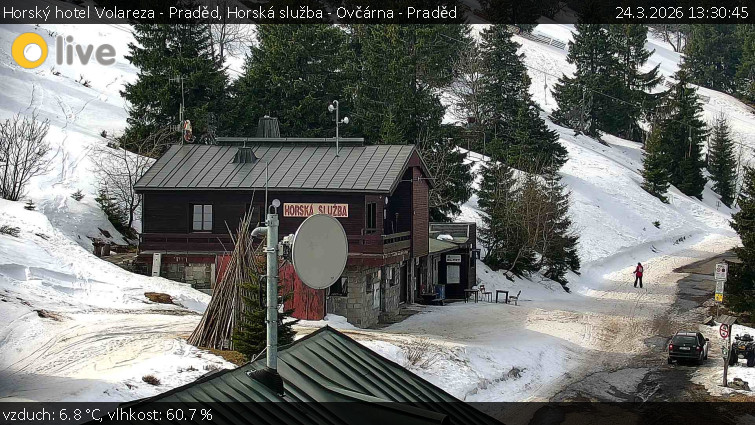 Horský hotel Volareza - Praděd - Horská služba - Ovčárna - Praděd - 24.3.2026 v 13:30