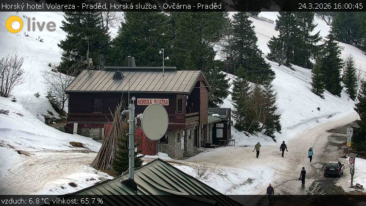 Horský hotel Volareza - Praděd - Horská služba - Ovčárna - Praděd - 24.3.2026 v 16:00
