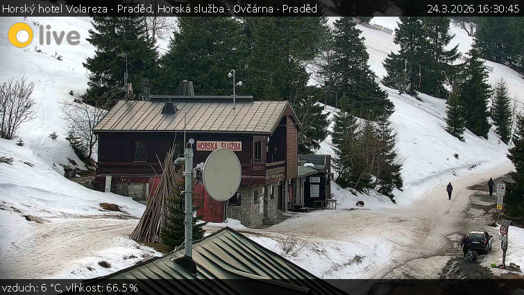 Horský hotel Volareza - Praděd - Horská služba - Ovčárna - Praděd - 24.3.2026 v 16:30