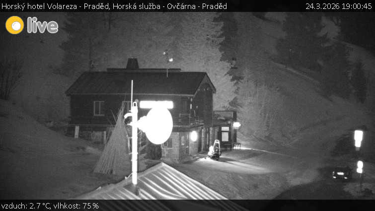 Horský hotel Volareza - Praděd - Horská služba - Ovčárna - Praděd - 24.3.2026 v 19:00