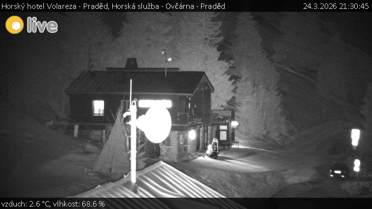 Horský hotel Volareza - Praděd - Horská služba - Ovčárna - Praděd - 24.3.2026 v 21:30