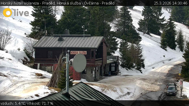 Horský hotel Volareza - Praděd - Horská služba - Ovčárna - Praděd - 25.3.2026 v 14:30