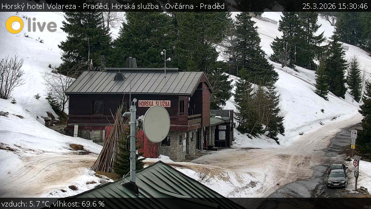 Horský hotel Volareza - Praděd - Horská služba - Ovčárna - Praděd - 25.3.2026 v 15:30
