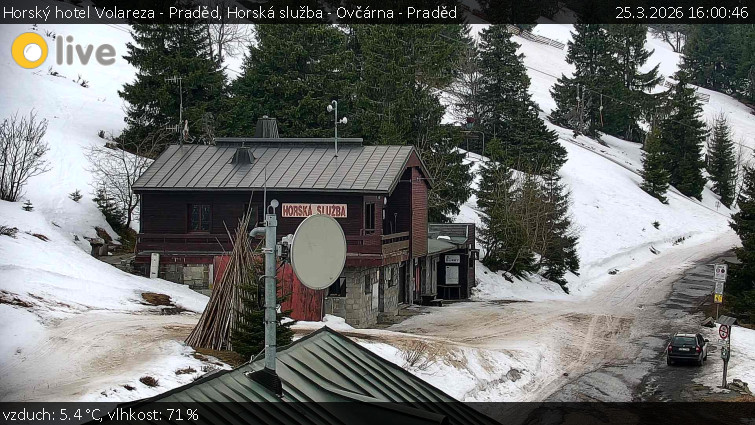 Horský hotel Volareza - Praděd - Horská služba - Ovčárna - Praděd - 25.3.2026 v 16:00