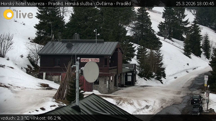 Horský hotel Volareza - Praděd - Horská služba - Ovčárna - Praděd - 25.3.2026 v 18:00