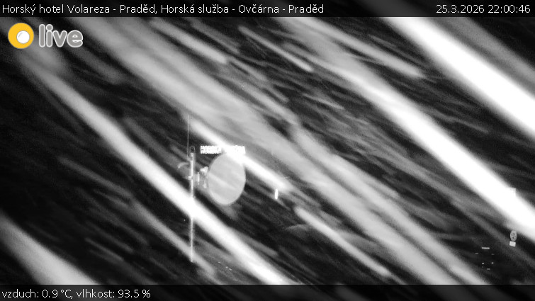 Horský hotel Volareza - Praděd - Horská služba - Ovčárna - Praděd - 25.3.2026 v 22:00