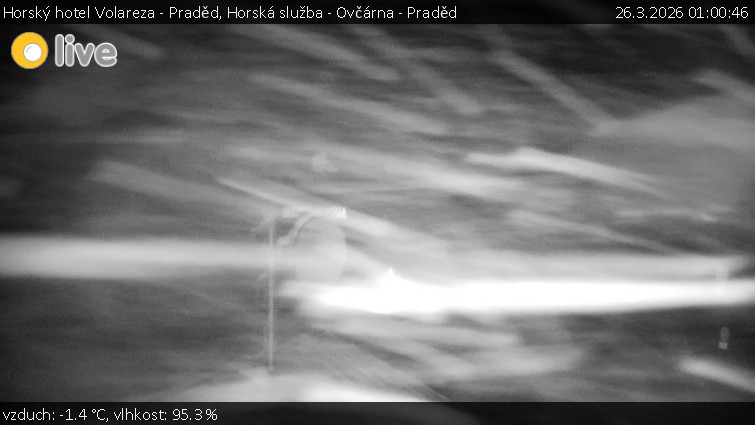 Horský hotel Volareza - Praděd - Horská služba - Ovčárna - Praděd - 26.3.2026 v 01:00