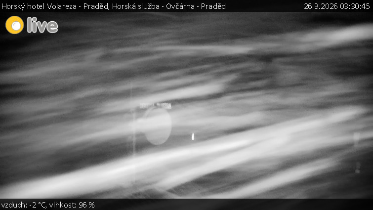 Horský hotel Volareza - Praděd - Horská služba - Ovčárna - Praděd - 26.3.2026 v 03:30