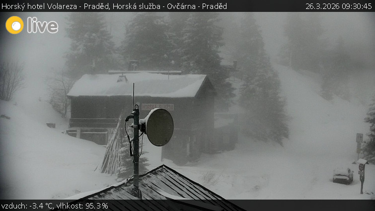 Horský hotel Volareza - Praděd - Horská služba - Ovčárna - Praděd - 26.3.2026 v 09:30