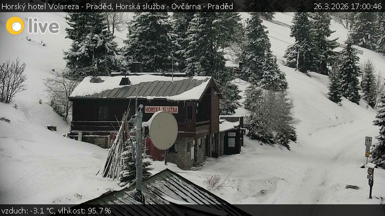 Horský hotel Volareza - Praděd - Horská služba - Ovčárna - Praděd - 26.3.2026 v 17:00