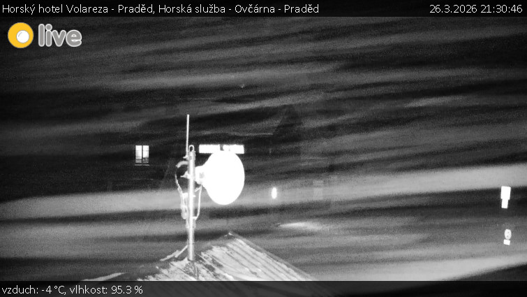 Horský hotel Volareza - Praděd - Horská služba - Ovčárna - Praděd - 26.3.2026 v 21:30