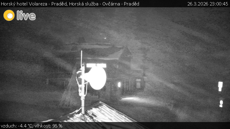 Horský hotel Volareza - Praděd - Horská služba - Ovčárna - Praděd - 26.3.2026 v 23:00